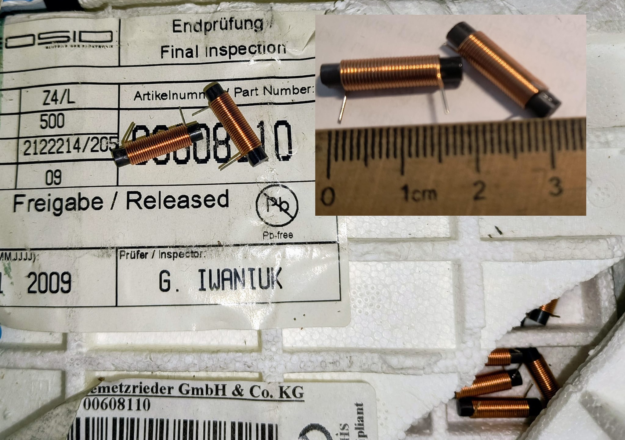 000608110 label and part